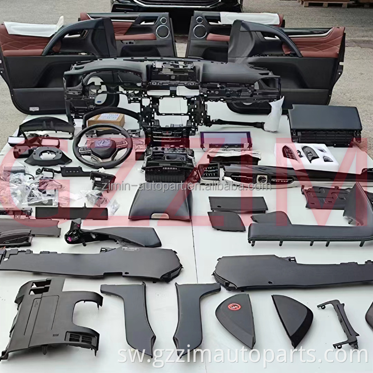 car accessories  parts interior trim upgrade parts For LX570 2008-2015 Upgrade To 2021